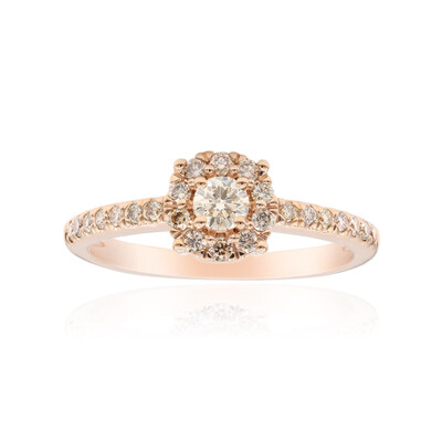 Bague en or et Diamant rose de France SI1 d'Argyle  (Annette)