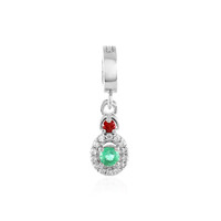 Pendentif en argent et Emeraude de Russie