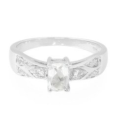 Bague en argent et Goshénite