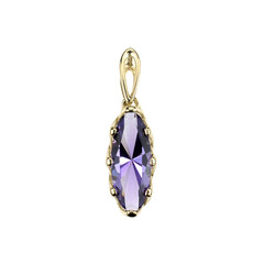 Pendentif en or et Améthyste