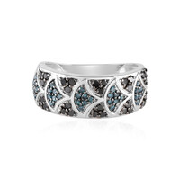 Bague en or et Diamant noir (KM by Juwelo)