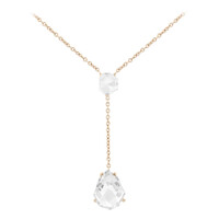 Collier en argent et Quartz blanc (TPC)
