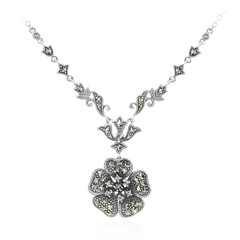 Collier en argent et Marcassite