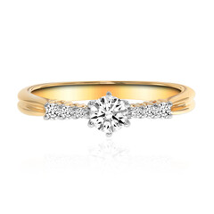 Bague en or et Diamant IF (D)