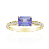 Bague en or et Tanzanite AAA (CIRARI)
