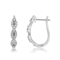 Boucles d'oreilles en or et Diamant SI2 (H) (CIRARI)