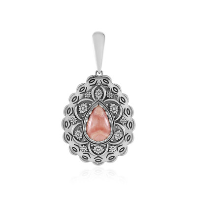 Pendentif en argent et Rhodochrosite (Desert Chic)