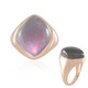 Bague en argent et Labradorite pourpre de Maniry (KM by Juwelo)