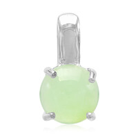 Pendentif en argent et Chrysoprase impériale