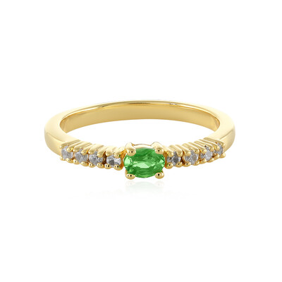 Bague en argent et Grenat Tsavorite