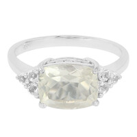 Bague en argent et Orthose