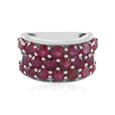Bague en argent et Rubis de Madagascar (de Melo)
