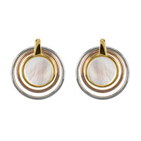 Boucles d'oreilles en argent et Nacre