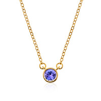 Collier en argent et Tanzanite AAA