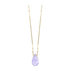 Collier en or et Améthyste Rose de France
