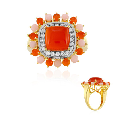 Bague en argent et Cornaline
