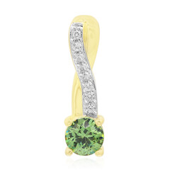 Pendentif en or et Grenat Démantoïde de Madagascar