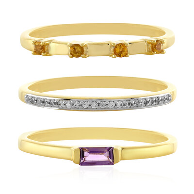 Bague en argent et Améthyste