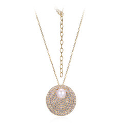 Collier en argent et Perle de culture d'eau douce