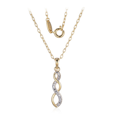 Collier en laiton et Diamant I3 (I) (Juwelo Style)