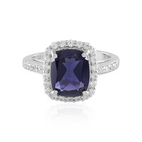 Bague en argent et Iolite
