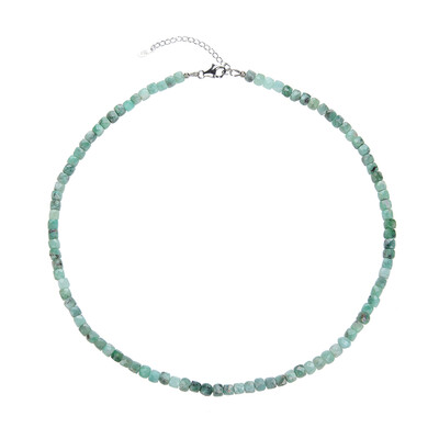 Collier en argent et Emeraude