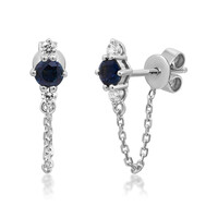 Boucles d'oreilles en or et Saphir de Ceylan (CIRARI)