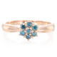 Bague en argent et Diamant fantaisie