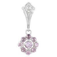 Pendentif en argent et Tourmaline cuprifère rose