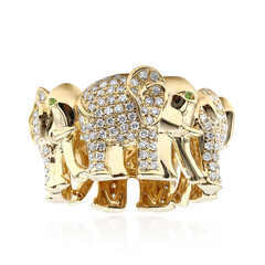 Bague en or et Grenat Tsavorite AAA (CIRARI)