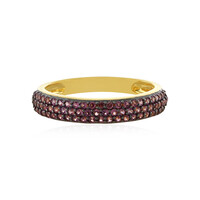 Bague en argent et Grenat Rhodolite