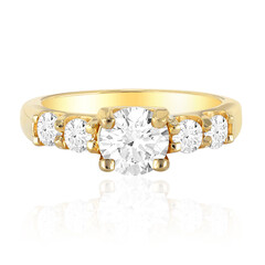 Bague en argent et Topaze blanche