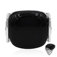 Bague en argent et Onyx noir