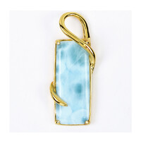 Pendentif en argent et Larimar