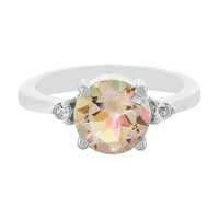 Bague en argent et Quartz Luna