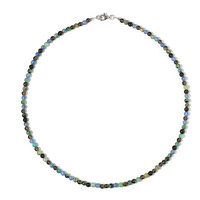 Collier en argent et Quartz fumé