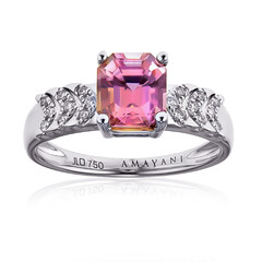 Bague en or et Diaspora rose (AMAYANI)