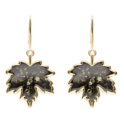 Boucles d'oreilles en argent et Ambre baltique (dagen)
