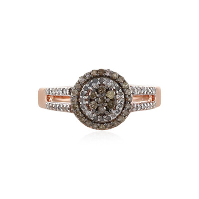 Bague en argent et Diamant chocolat I3