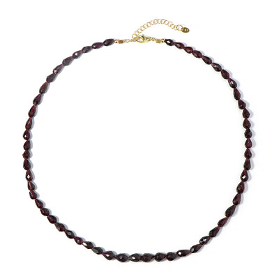 Collier en argent et Rhodolite du Rajasthan