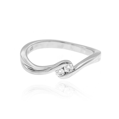 Bague en platine et Diamant Flawless (F) (LUCENT DIAMONDS)