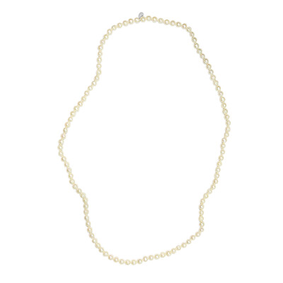 Collier en argent et Perle de culture d'eau douce (TPC)