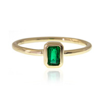 Bague en or et Emeraude de Colombie
