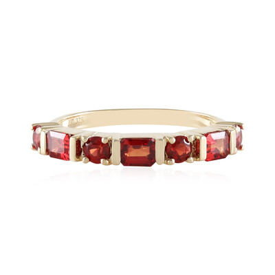 Bague en or et Rubis de Tanzanie
