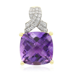 Pendentif en or et Améthyste du Maroc