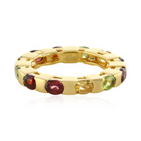 Bague en argent et Grenat d'Inde