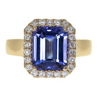 Bague en or et Tanzanite AAA (CIRARI)