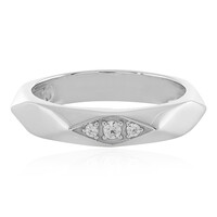 Bague pour homme en argent et Zircon