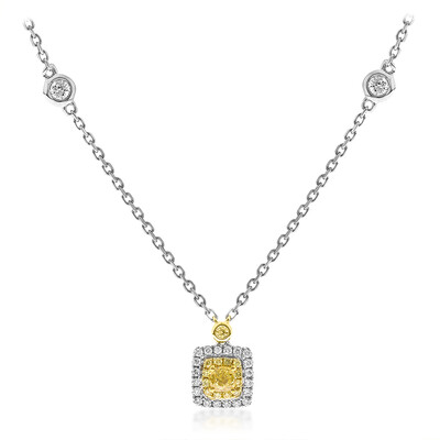 Collier en or et Diamant SI2 jaune (CIRARI)