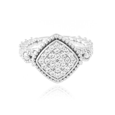 Bague en argent et Zircon (Dallas Prince Designs)
